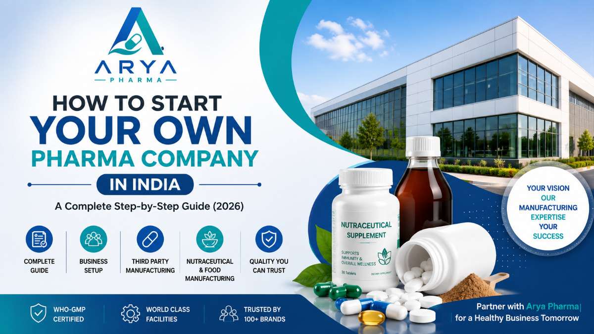 How to Start Your Own Pharma Company in India: A Complete Step-by-Step Guide (2026) - Arya Pharma Blog