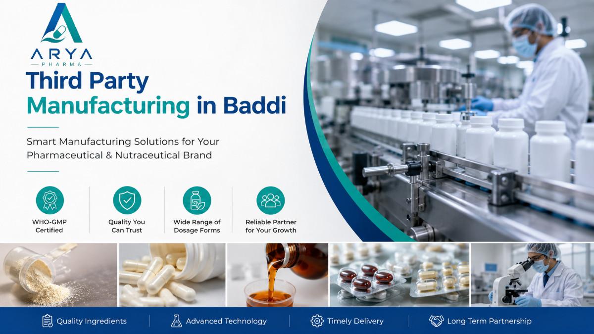 Benefits of Third Party Manufacturing in Baddi for Startups: Why It's the Smartest Way to Launch Your Brand (2026 Guide) - Arya Pharma Blog